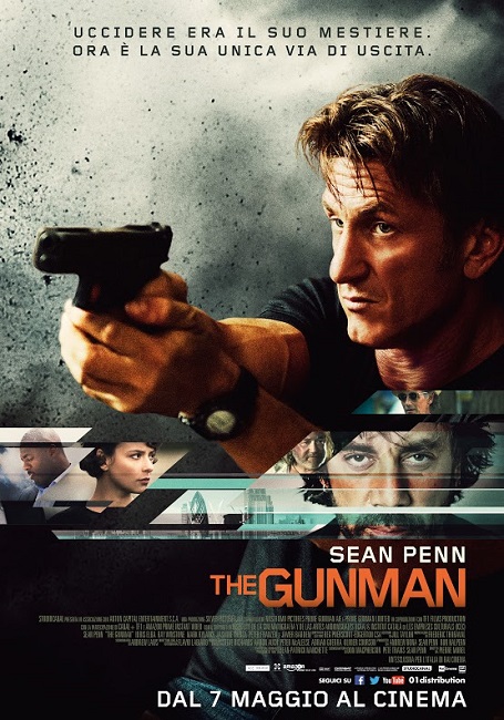 The Gunman, quando il passato percorre le strade del presente. Il poster ufficiale 